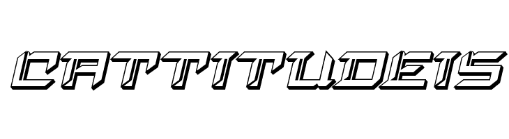 Final Front 3D Italic  Free Fonts Download