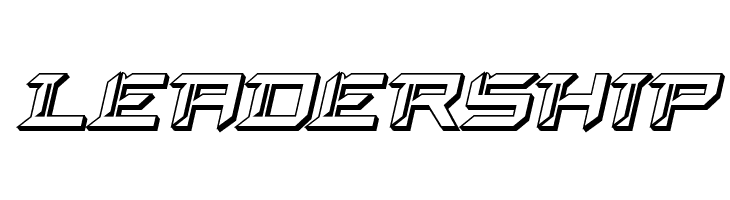 Final Front 3D Italic  Free Fonts Download