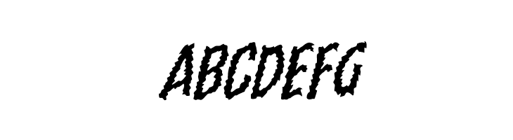 Ampire Warped Italic  Free Fonts Download