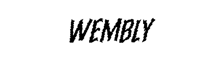 Ampire Warped Italic  Free Fonts Download