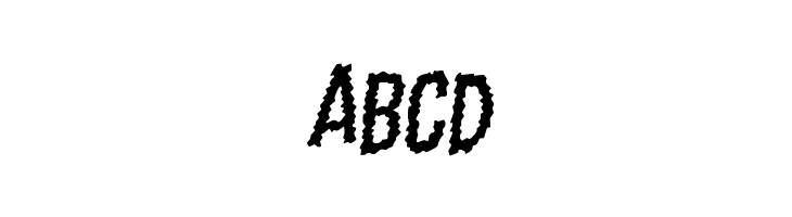 Ampire Staggered Rotalic  Free Fonts Download