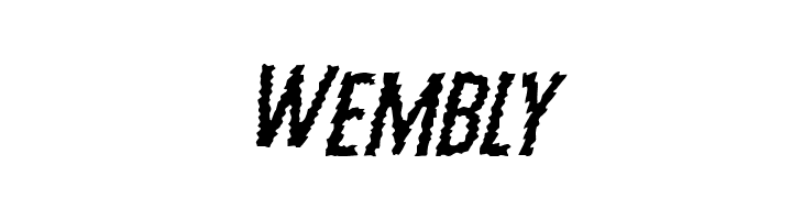 Ampire Staggered Italic  Free Fonts Download