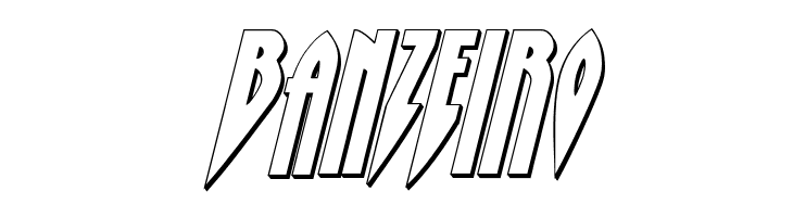 Zirconian 3D Italic  Free Fonts Download