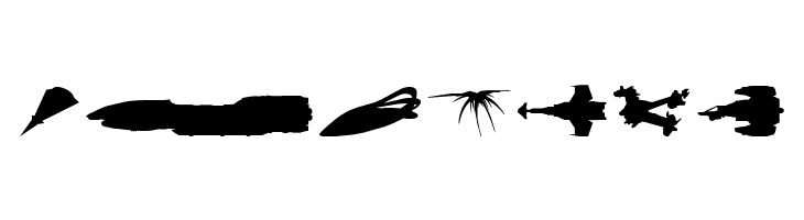 Famous Spaceships 2  Free Fonts Download