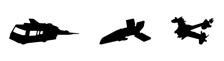 Famous Spaceships 2  Free Fonts Download