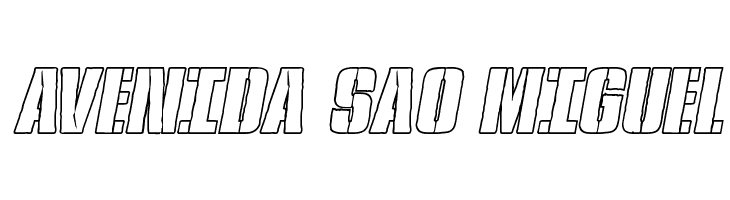 Rumble Tumble Outline Italic  Free Fonts Download