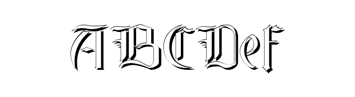 Glastonbury Wide Shadow  Free Fonts Download