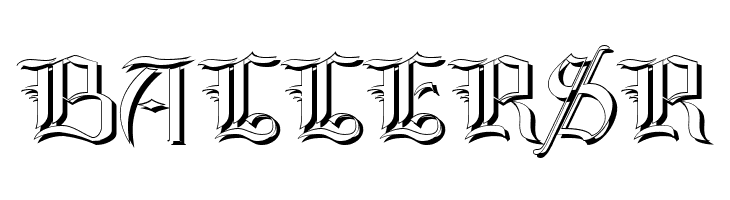 Glastonbury Wide Shadow  Free Fonts Download