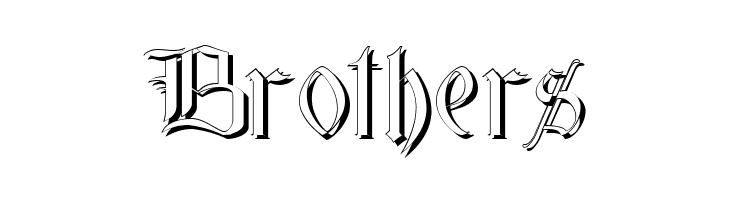 Glastonbury Wide Shadow  Free Fonts Download