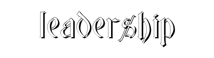 Glastonbury Wide Shadow  Free Fonts Download