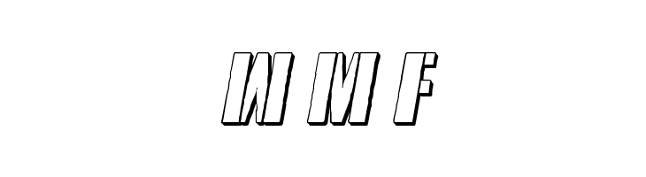 Rumble Tumble 3D Italic  Free Fonts Download