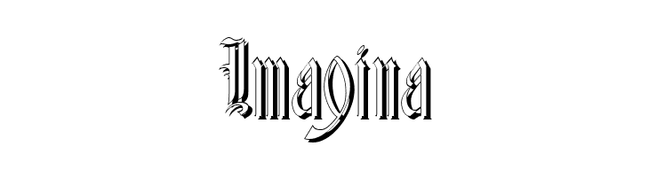 Glastonbury Shadow  Free Fonts Download