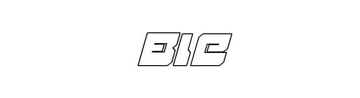 Yamagachi 2050 Outline Italic  Free Fonts Download