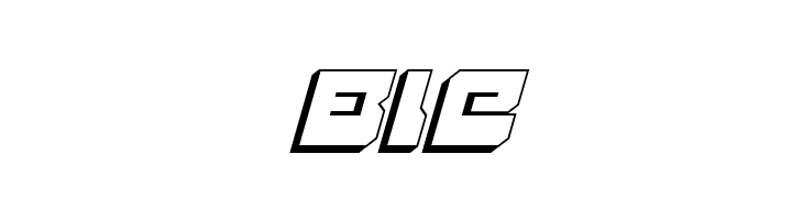 Yamagachi 2050 3D Italic  Free Fonts Download