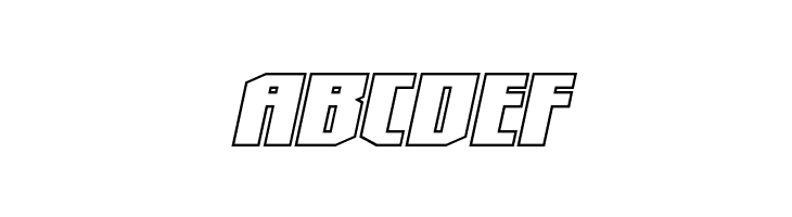 Hero Worship Outline Italic  Free Fonts Download