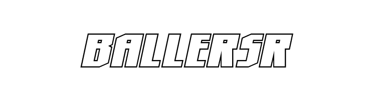 Hero Worship Outline Italic  Free Fonts Download