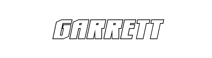 Hero Worship Outline Italic  Free Fonts Download