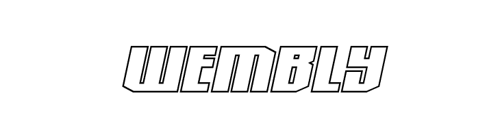 Hero Worship Outline Italic  Free Fonts Download