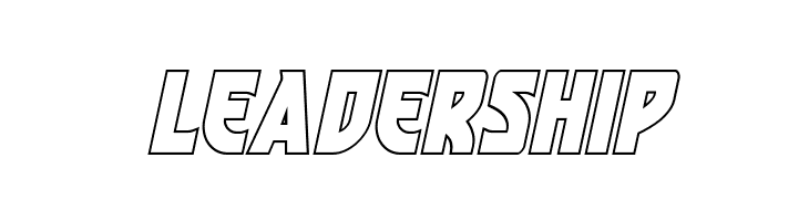 Kung-Fu Master Outline Italic  Free Fonts Download