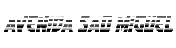 Kung-Fu Master Gradient Italic  Free Fonts Download