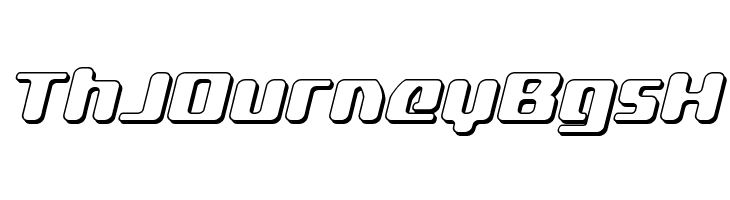 Delta Phoenix 3D Italic  Free Fonts Download