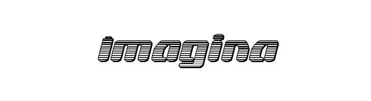 Delta Phoenix Chrome Italic  Free Fonts Download