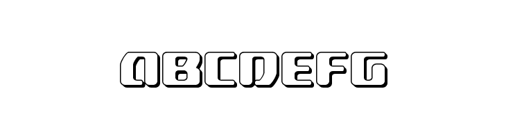 Delta Phoenix 3D  Free Fonts Download