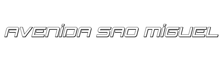 Blade Singer 3D Italic  Free Fonts Download