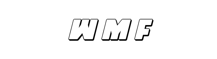 Inspector General 3D Italic  Free Fonts Download