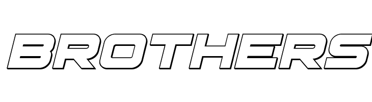 Pilot Command Outline Italic  Free Fonts Download