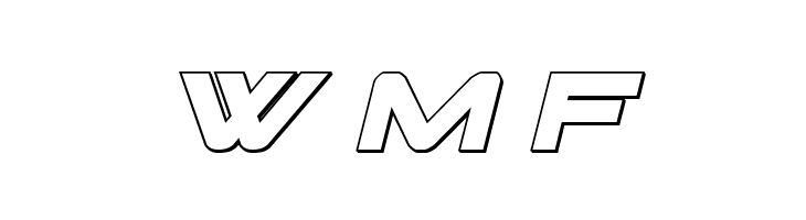 Pilot Command Outline Italic  Free Fonts Download