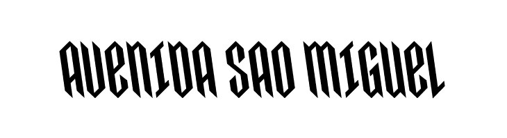 Saint Martyr Semi-Leftalic  Free Fonts Download