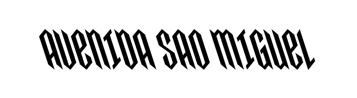 Saint Martyr Super-Leftalic  Free Fonts Download