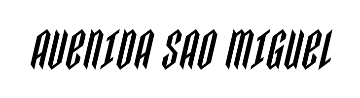 Saint Martyr Spaced Italic  Free Fonts Download