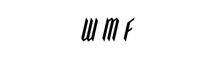 Saint Martyr Spaced Italic  Free Fonts Download