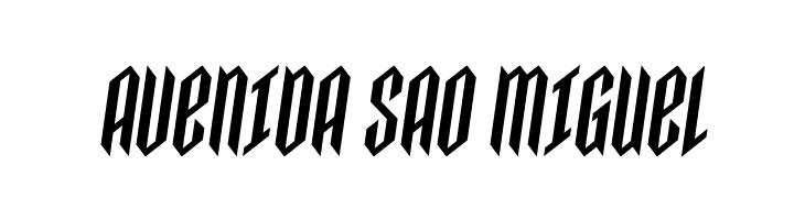 Saint Martyr Semi-Italic  Free Fonts Download