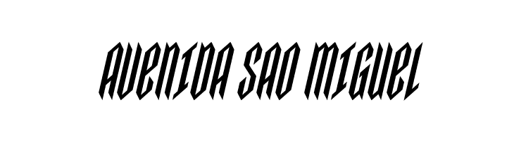 Saint Martyr Condensed Italic  Free Fonts Download