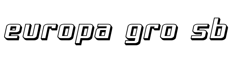SF Theramin Gothic Shaded Oblique  Free Fonts Download