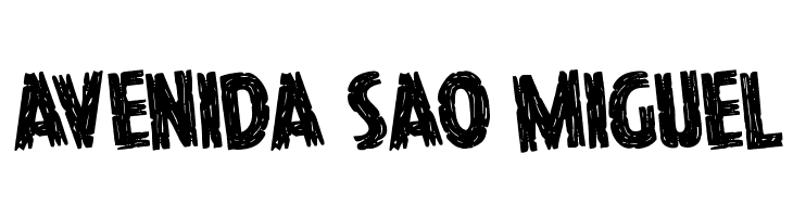 Hanging Tree Staggered Rotated  Free Fonts Download