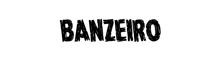 Hanging Tree Staggered Rotated  Free Fonts Download