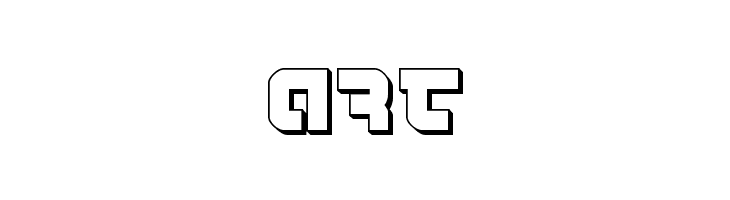 Combat Droid 3D  Free Fonts Download