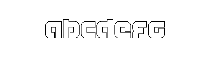 Combat Droid Outline  Free Fonts Download