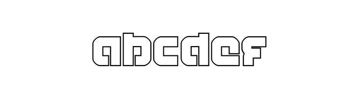 Combat Droid Outline  Free Fonts Download