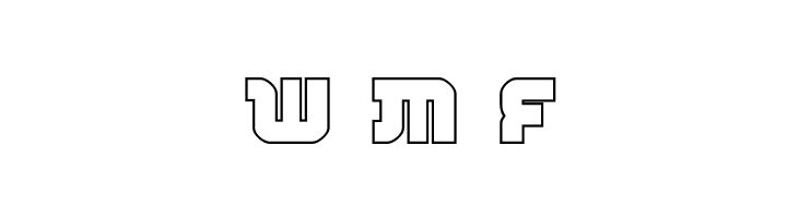 Combat Droid Outline  Free Fonts Download