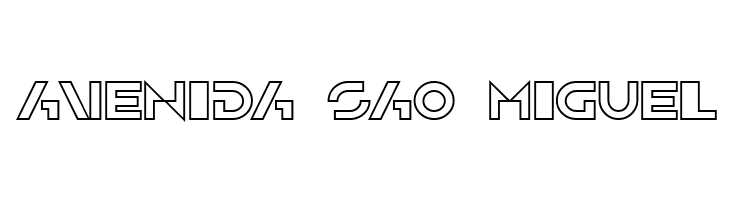 SF Solar Sailer Outline  Free Fonts Download