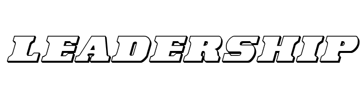 Laredo Trail 3D Italic  Free Fonts Download