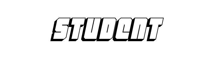 Homebase Super 3D Italic  Free Fonts Download