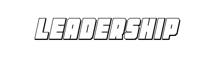 Homebase 3D Italic  Free Fonts Download