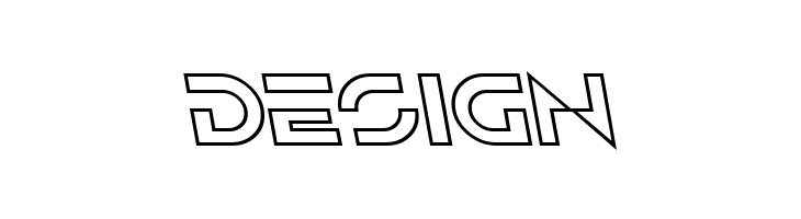 SF Solar Sailer Outline Italic  Free Fonts Download