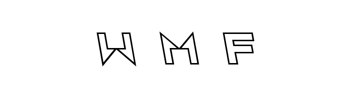 SF Solar Sailer Outline Italic  Free Fonts Download